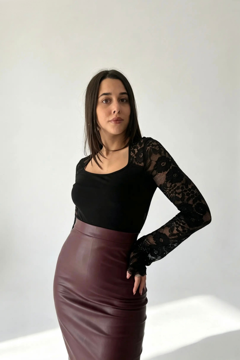 Maglia in pizzo