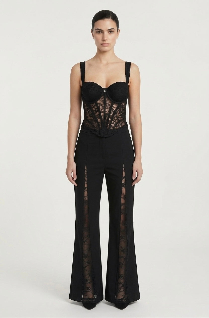 Pantaloni in Pizzo